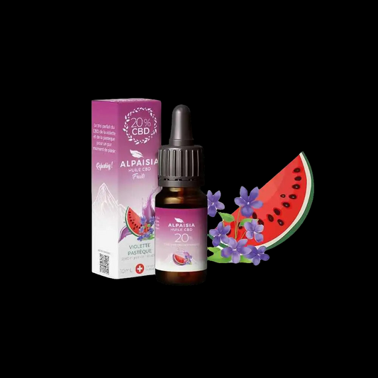 Huile CBD 20% Violette pastèque 